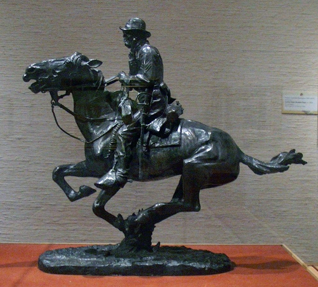 Trooper of the Plains, by Frederick S. Remington. 